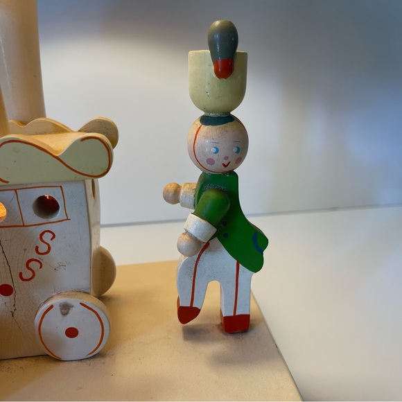 Adorable Vintage Nursery Lamp with Music Box and Nightlight by IRMI Originals - Picture 9 of 11